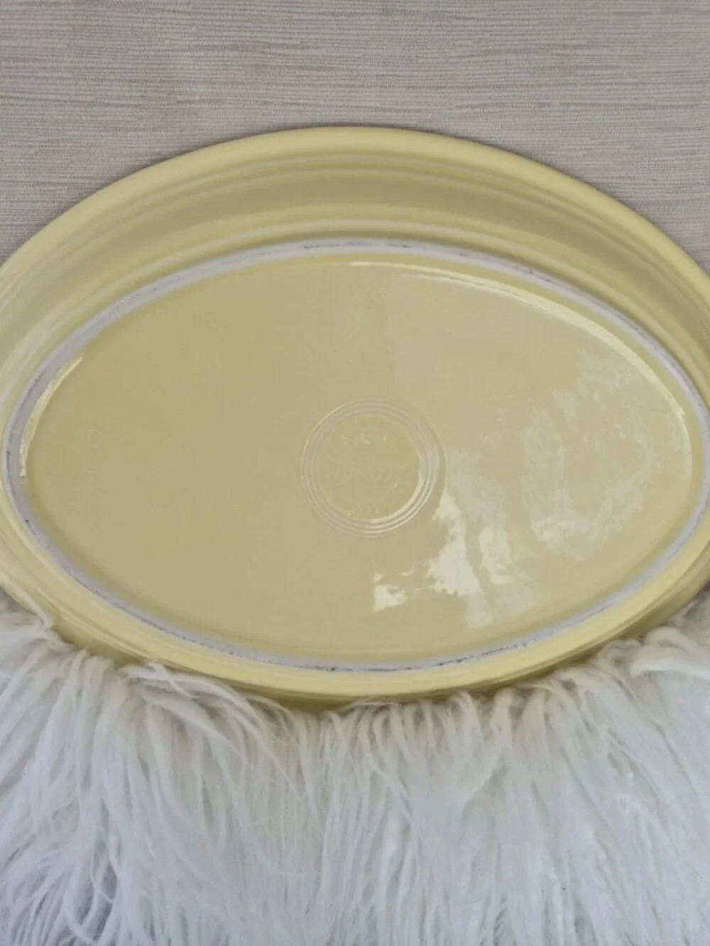 FIESTA Fiestaware yellow Oval 13.5